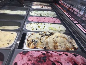 Ice Cream flavours at the Ice Cream hub lekki