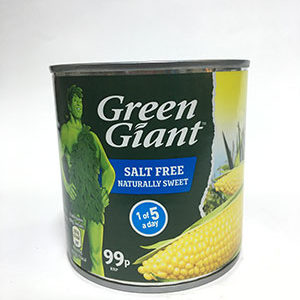 Green Giant Sweet Corn Salt Free