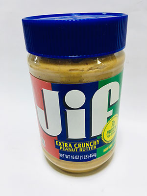 JiF Extra Crunchy Peanut Butter 454g