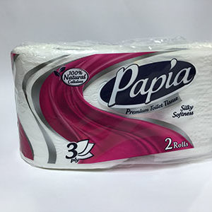 Papia Premium Toilet Tissue 2-Roll